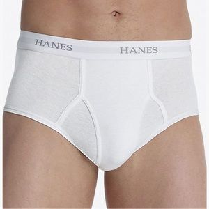 NWOT Hanes White Ultimate Tagless Briefs Comfort Flex Waistband Set of 6